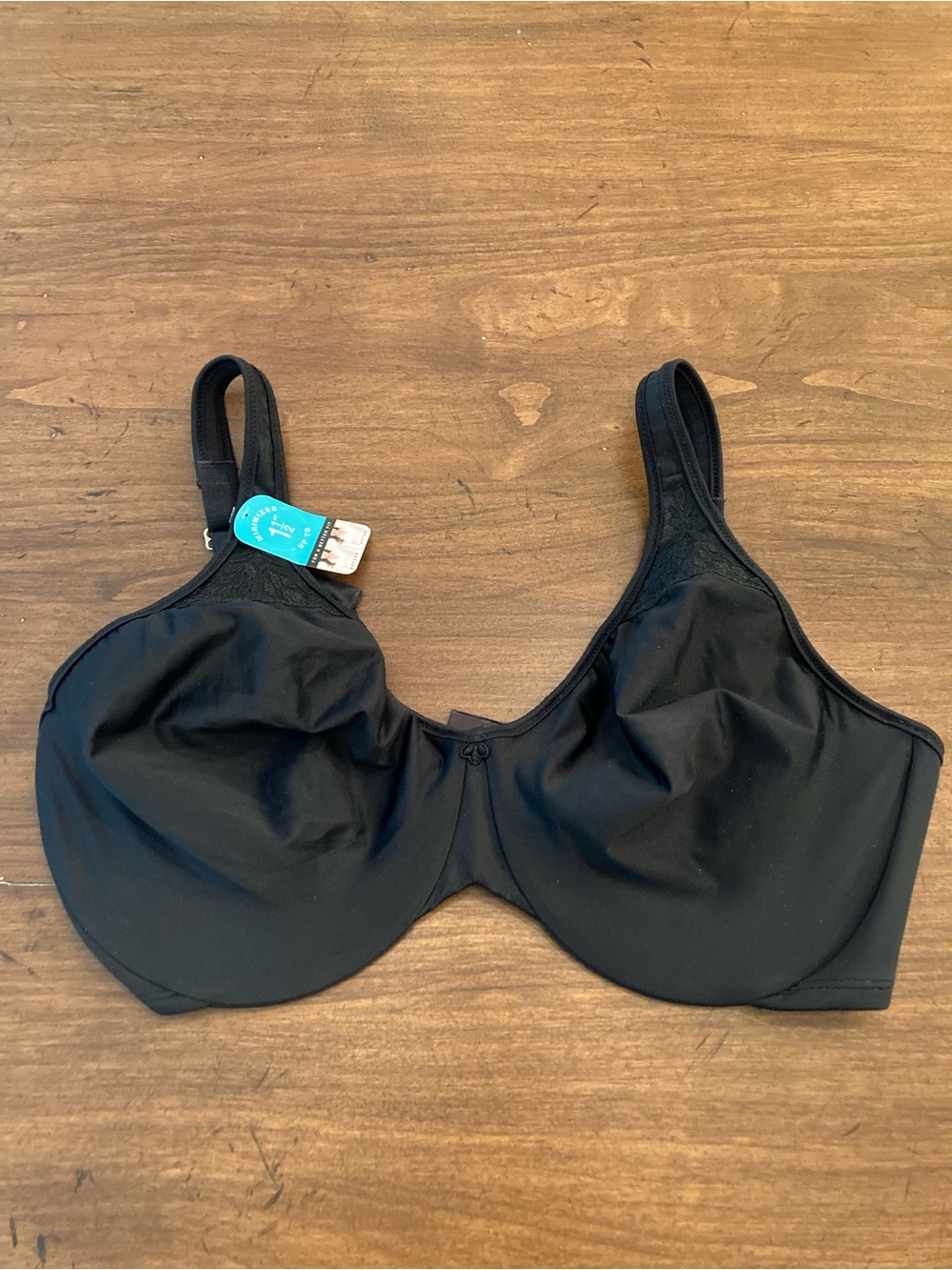 Bali Black Full Coverage Underwire minimizer Bra